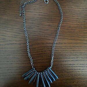 Stylish metal necklace